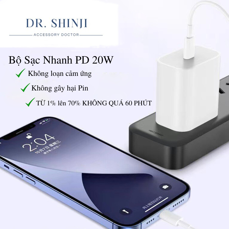 Sạc Nhanh 20w USB C Sạc nhanh PD (Bảo Hành 1 Năm)