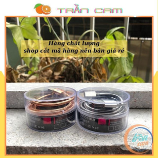 Cáp sạc bọc thép cho điện thoại iphon 5/6/7/8/X