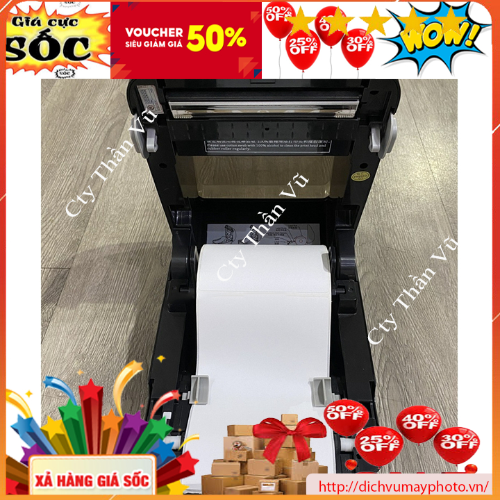Máy in tem nhãn Xprinter 420B cũ chất lượng có bảo hành INECO