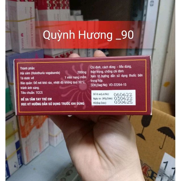 Viên uống Haisamin hộp 30 viên với Hải sâm giúp tăng cường sức khỏe