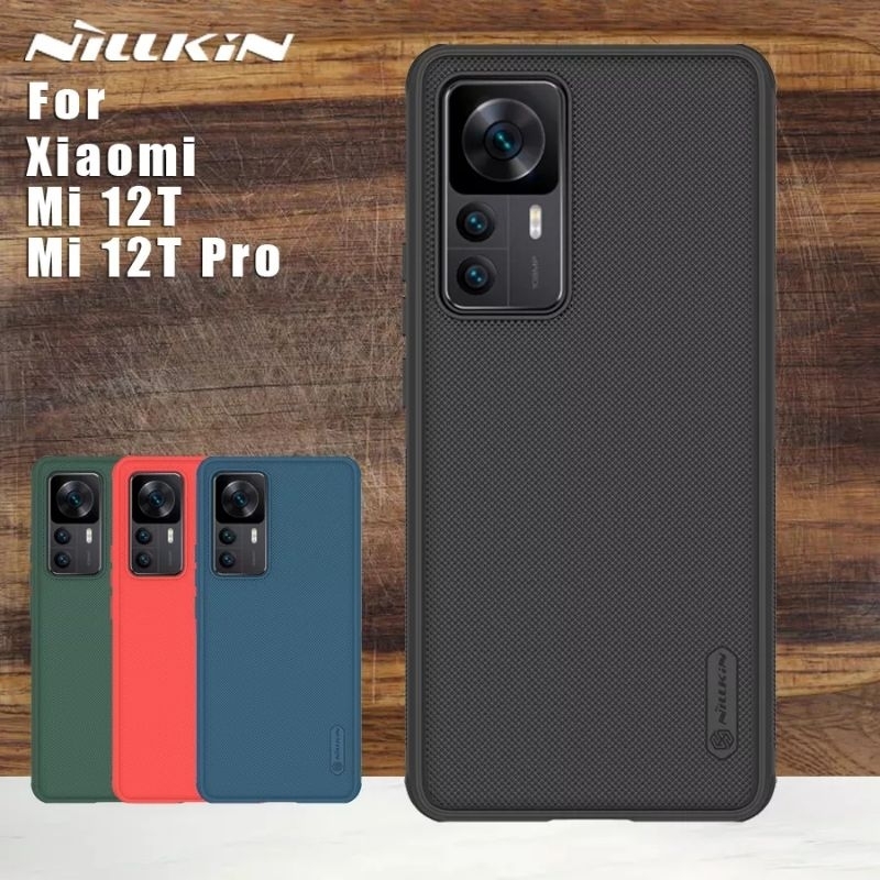 Ốp lưng Nillkin lưng sần cho Xiaomi Mi 12T, Redmi K50 Ultra, Mi 12T Pro, Redmi K50 K50 Pro viền dẻo,