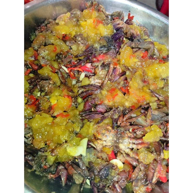 Mắm ba khía trộn sẵn (hũ 500gr)