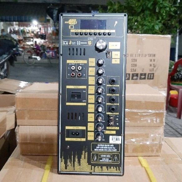 Bo mạch loa kéo reverb 4 tấc đơn - 3 tấc đơn