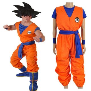 (CÓ SẴN) Trang Phục Hoá Trang Songoku Cho Người Lớn Bộ Đồ Hoá Trang Sôn Gô Ku Người Lớn