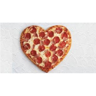 Đế bánh pizza hình trái tim size 16cm