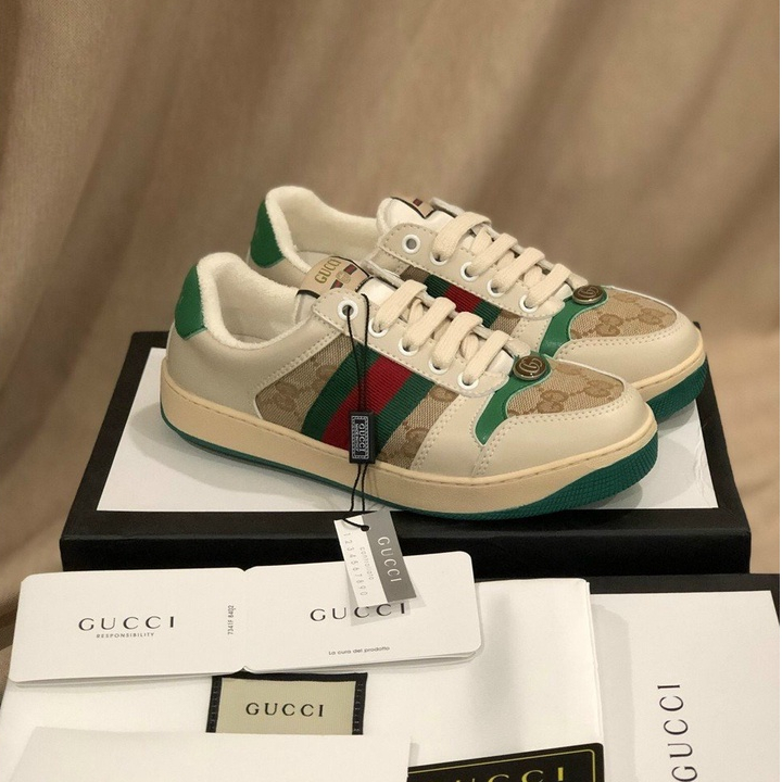 Giày Gucci Sơn Tùng Xanh Nam Nữ, Giày Thể Thao Gucci Hàng Cao Cấp Full Size BoxBill ( quà tặng tất )