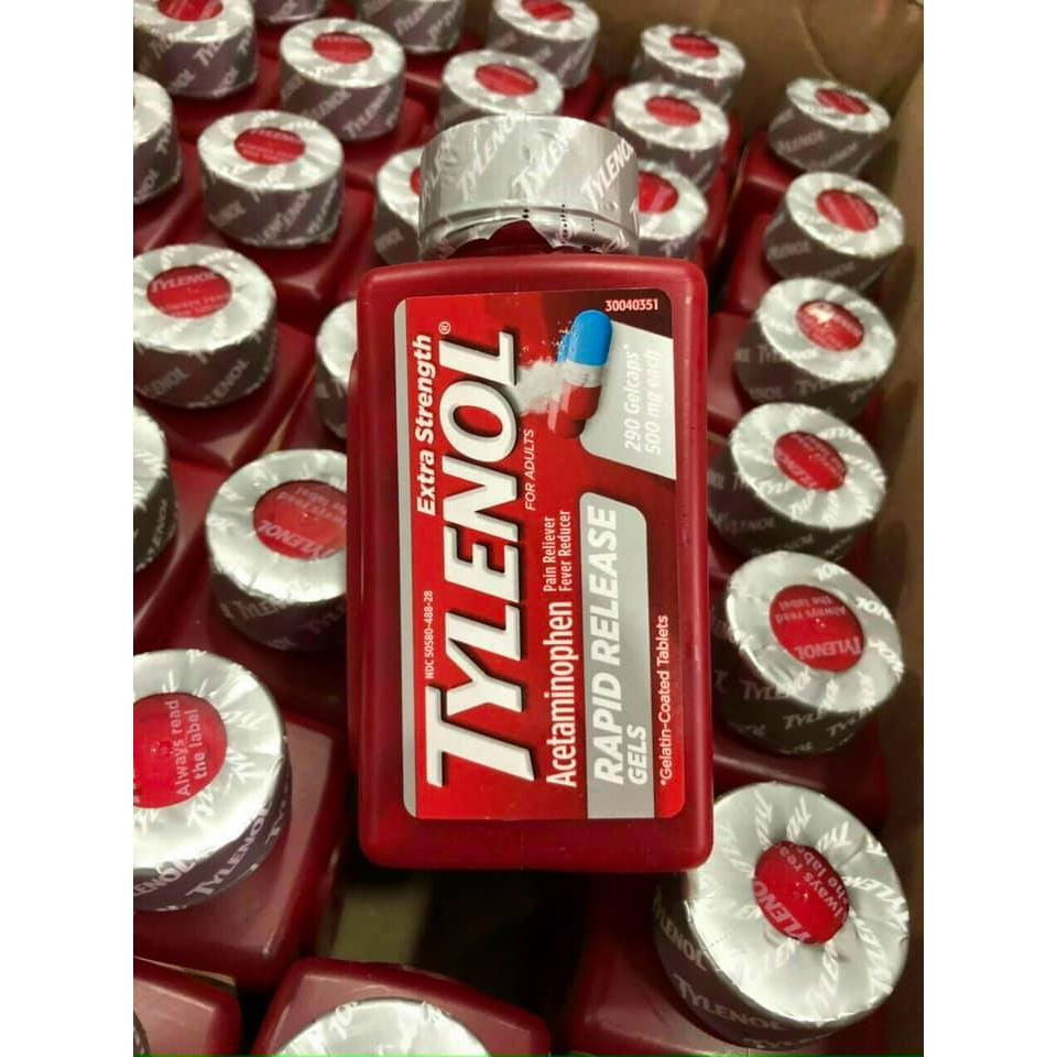 𝙏YLÊ𝙉OL 500mg 290 Viên Của Mỹ và 100 viên