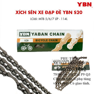 Xích đề xe đạp 2 ly ybn -5,6,7,8 líp