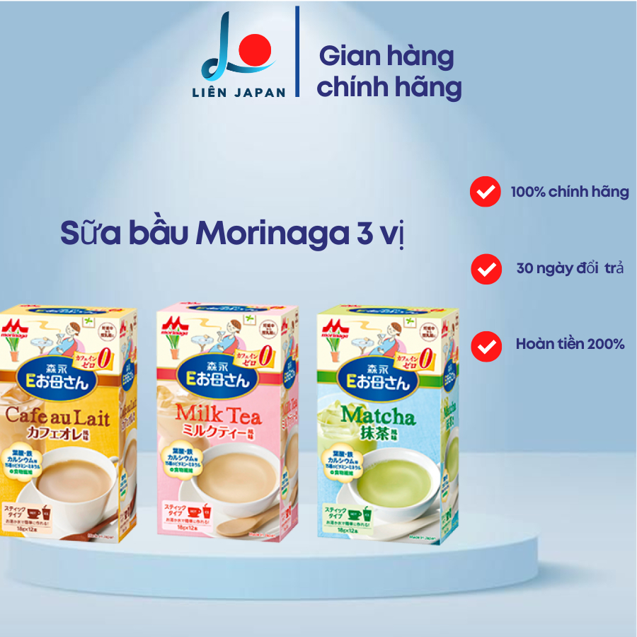 Sữa bầu Morinaga, sữa cho bà bầu nhật bản 12 gói x 18g