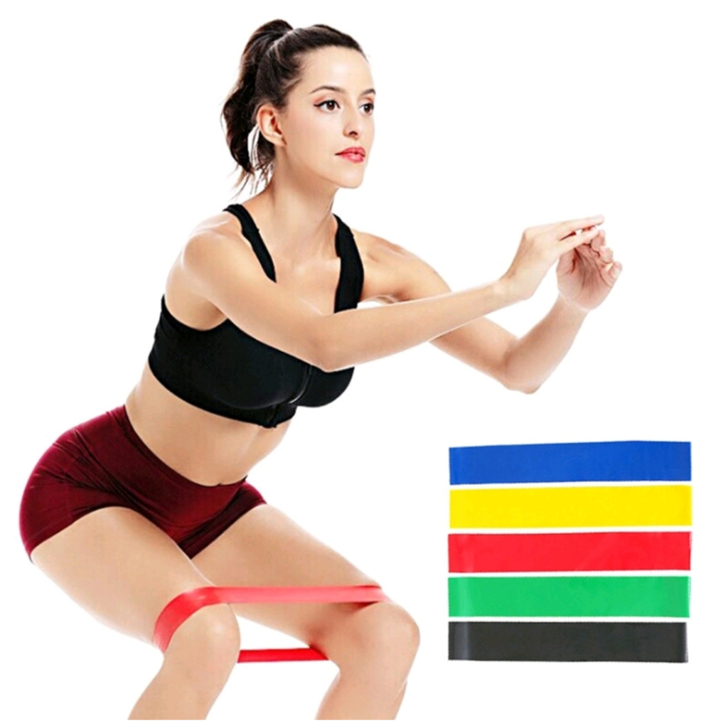 Dây kháng lực bằng cao su tự nhiên dùng khi tập thể hình/yoga/pilate - Yoga An Viên