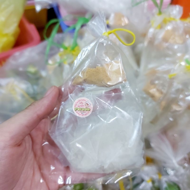 Xâu 10 bịch Bánh Tráng Muối Nhuyễn Phơi Sương