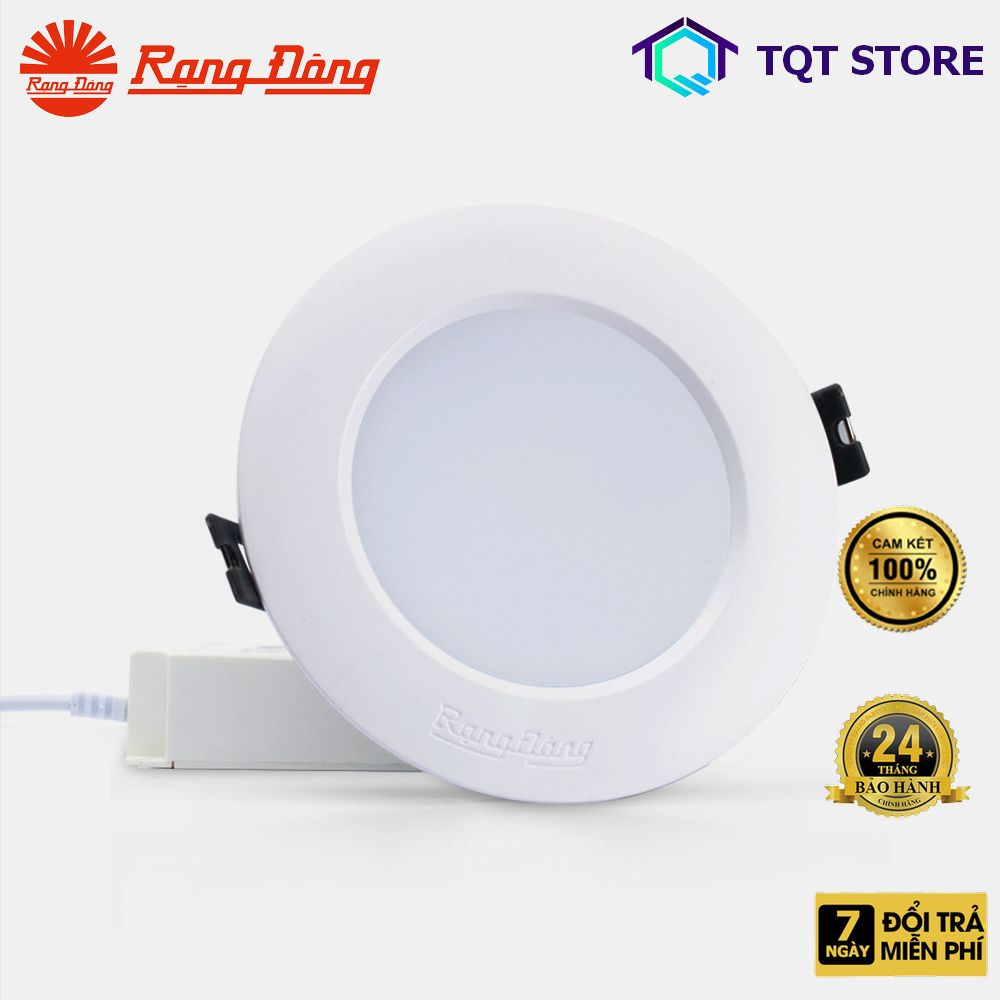 Đèn LED âm trần Rạng Đông AT04 BẢO HÀNH 24 THÁNG Đèn downlight 7W, 9W