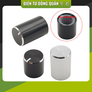 Núm vặn Chiết áp Biến trở Trục răng 6mm 10x10mm 10x15mm màu đen, trắng bạc