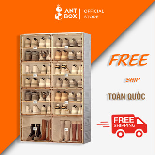 Kệ Nhựa Đựng Giày, Tủ Đựng Giày Dép Antbox Chứa 28 Đôi Bảo Hành 1 Năm SC2D8B
