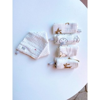 (BABY BEE) Set 5 khăn sữa muslin tree