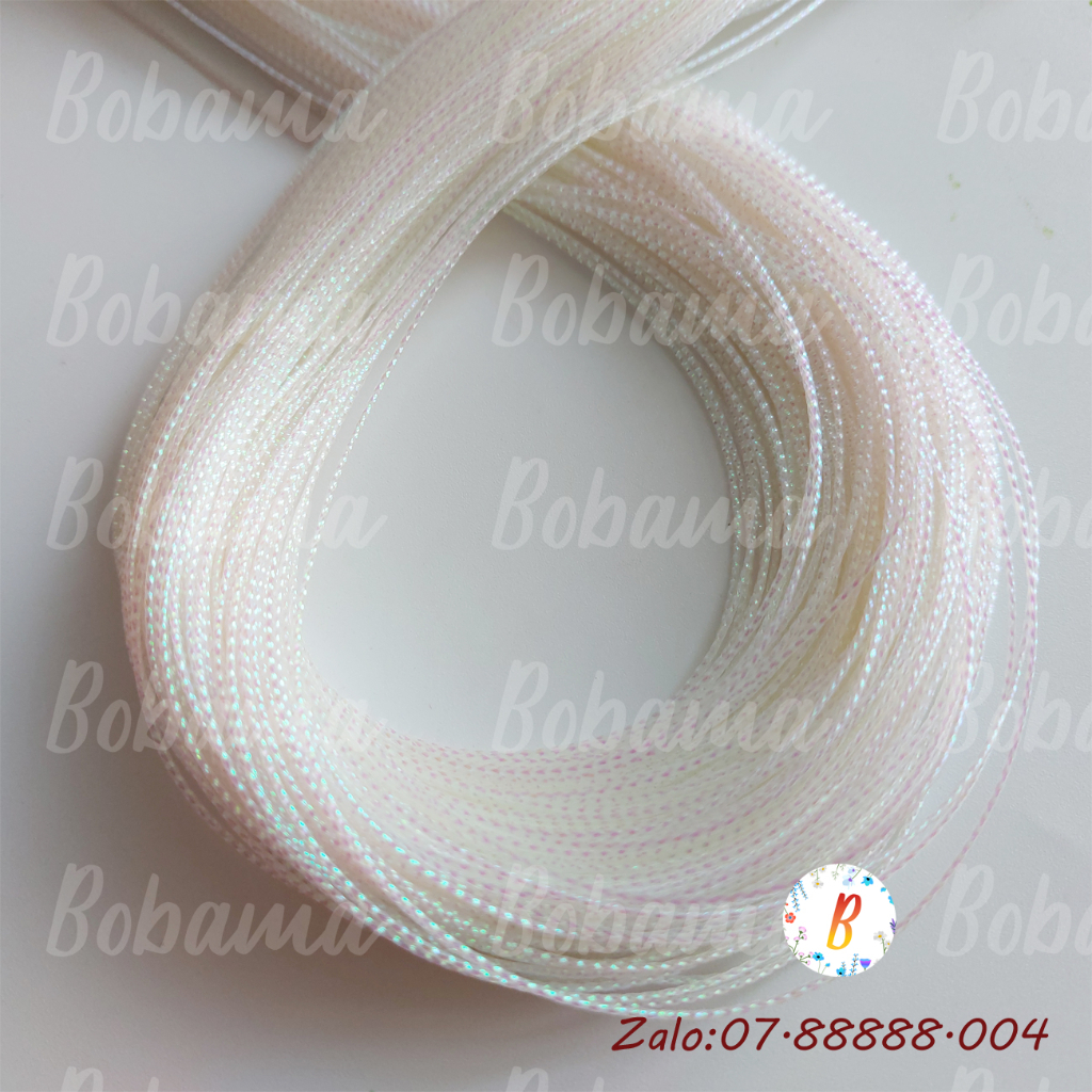 Dây kim tuyến không giãn 1mm trang trí handmade bó 100 mét
