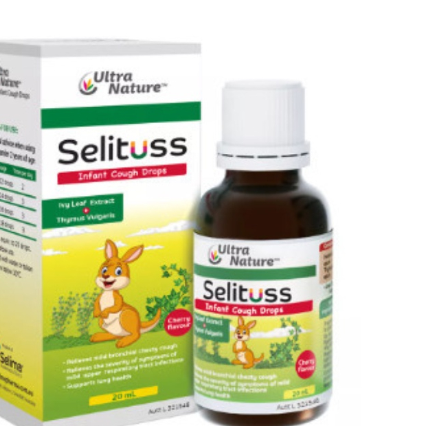 ✅ (CHÍNH HÃNG) Siro Selituss - lá thường xuân & cọ xạ hương, giảm ho, Long đờm, tăng miễn dịch tự nhiên ( 20ml)