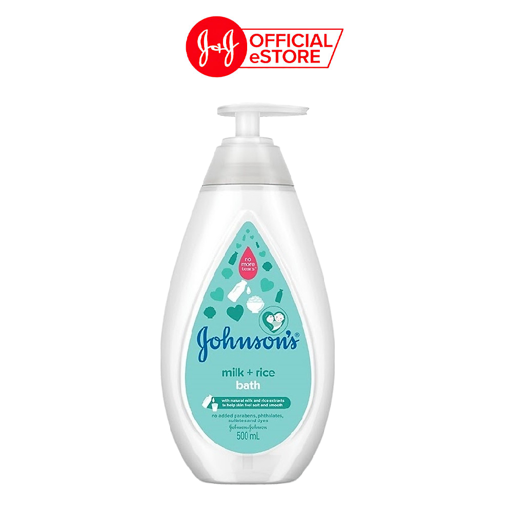 GIFT_Sữa Tắm Johnson's Chứa Sữa và Gạo - Dung tích 500ml + Sữa tắm gội toàn thân mềm mịn Johnson's baby Top To Toe 200ml