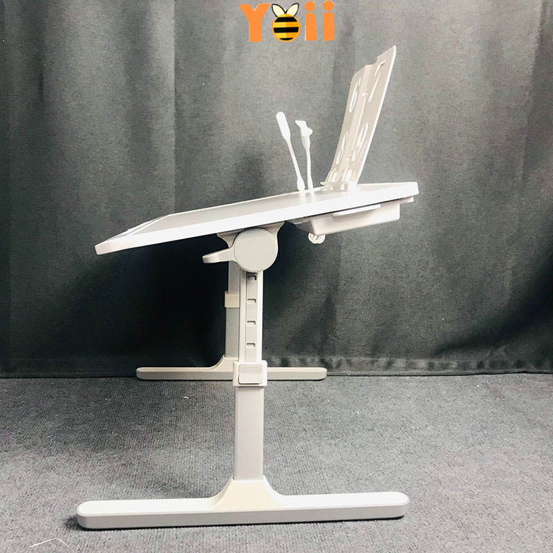 Bàn học gấp gọn thông minh cao cấp, bàn làm việc nhỏ gọn, tích hợp 4 cổng sạc usb, khe cắm ipad, tặng phụ kiện đèn quạt | BigBuy360 - bigbuy360.vn