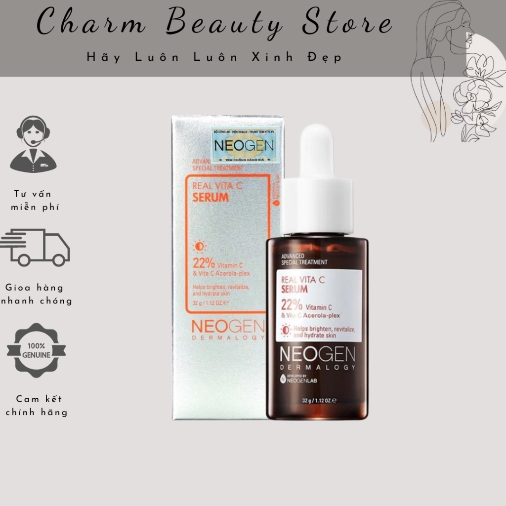 Tinh Chất Serum Vitamin C Neogen Dermalogy Real Vitamin C Serum 32g