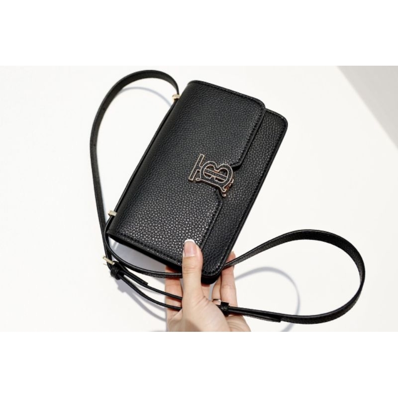 Túi xách nữ B.B.R GRAINY sz19cm da bò khóa vàng fullbox nam châm