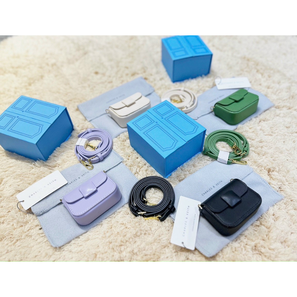 Túi cê ka mini khóa vuông có hộp làm quà tặng .mini khóa vuồng