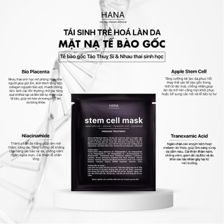 Mặt nạ tế bào gốc tái tạo, dưỡng trắng, trẻ hoá làn da - Stem Cell Bio Cellulose Mask 35g