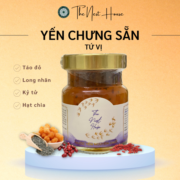 Yến Chưng Sẵn Yến Chưng Tứ Vị 70ml The Nest House