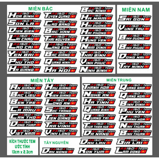 Sticker RS150R Việt Nam dán xe máy,xe điện,ô tô,laptop..Decal 3 lớp cao cấp,chống nước,không bay màu