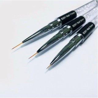 Cọ nét cán đá cao cấp 4 sizes - Cọ vẽ nail chuyên dụng