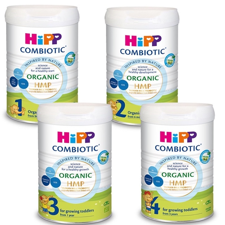 Mua 2 Tặng 1 Sữa HiPP Organic HMP Mẫu Mới Số 1,2,3,4 Date 2024 - 1 Đổi 1 Nếu Lỗi NSX