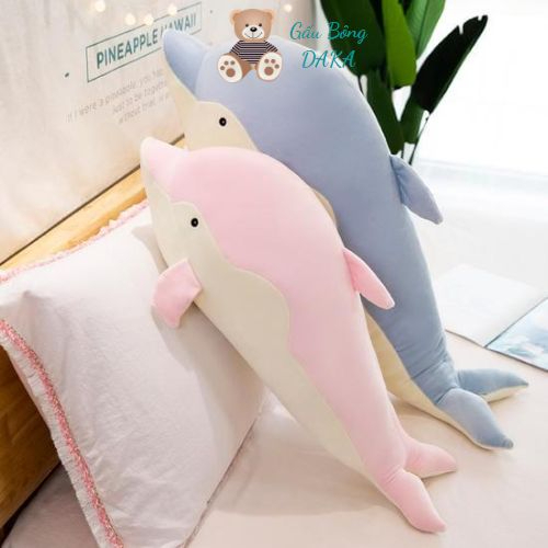 Gấu Bông Hình Con Cá Heo Siêu Dễ Thương Đủ Màu Đủ Size Cho Bé