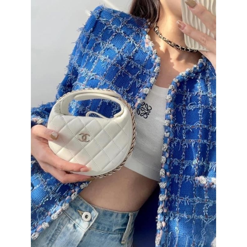 Túi xách nữ cực xinh hobo mini dáng mới nhất khóa vàng sz18 da lì mềm mịn fullbox nam châm