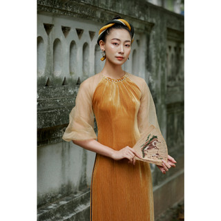 Áo dài Thư Di HER25 2021 (chưa bao gồm quần)