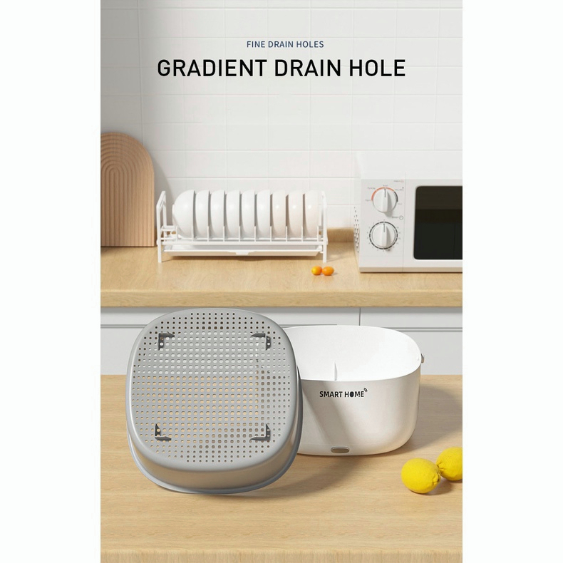 Máy rửa rau củ quả bằng sóng siêu âm dùng tại nhà