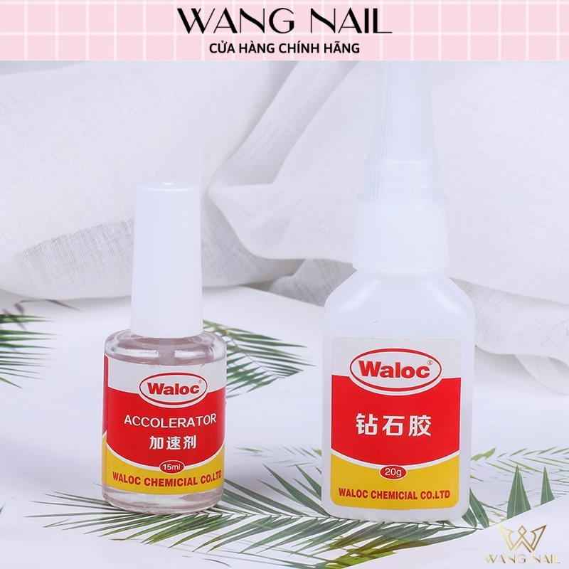 Keo Bê Tông Nail Waloc Dán Móng Đính Đá Siêu Chắc