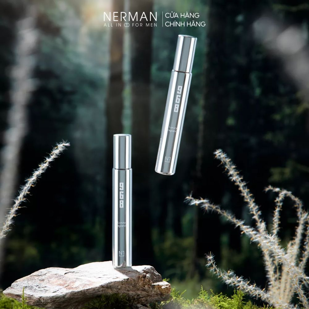 Bộ 3 chai nước hoa nam chính hãng Nerman 4000 - VERSION 2 - Hương thơm mạnh mẽ lôi cuốn, lưu hương tới 8h dung tích 10ml
