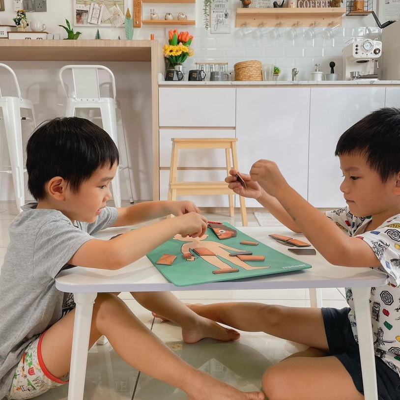 Đồ Chơi Xếp Hình Nam Châm Cơ Thể Mideer Human Body Magnetic Puzzle đồ chơi hướng nghiệp cho bé