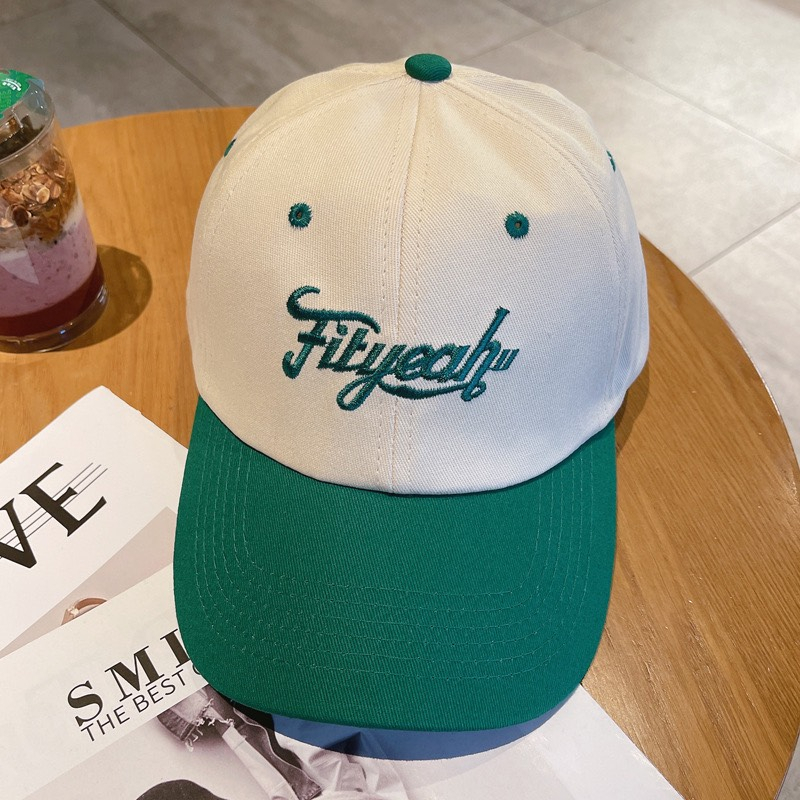 Nón kết nam nữ ❤️ mũ lưỡi trai cao cấp chất cotton mềm vintage thêu chữ Fityeah - LT37