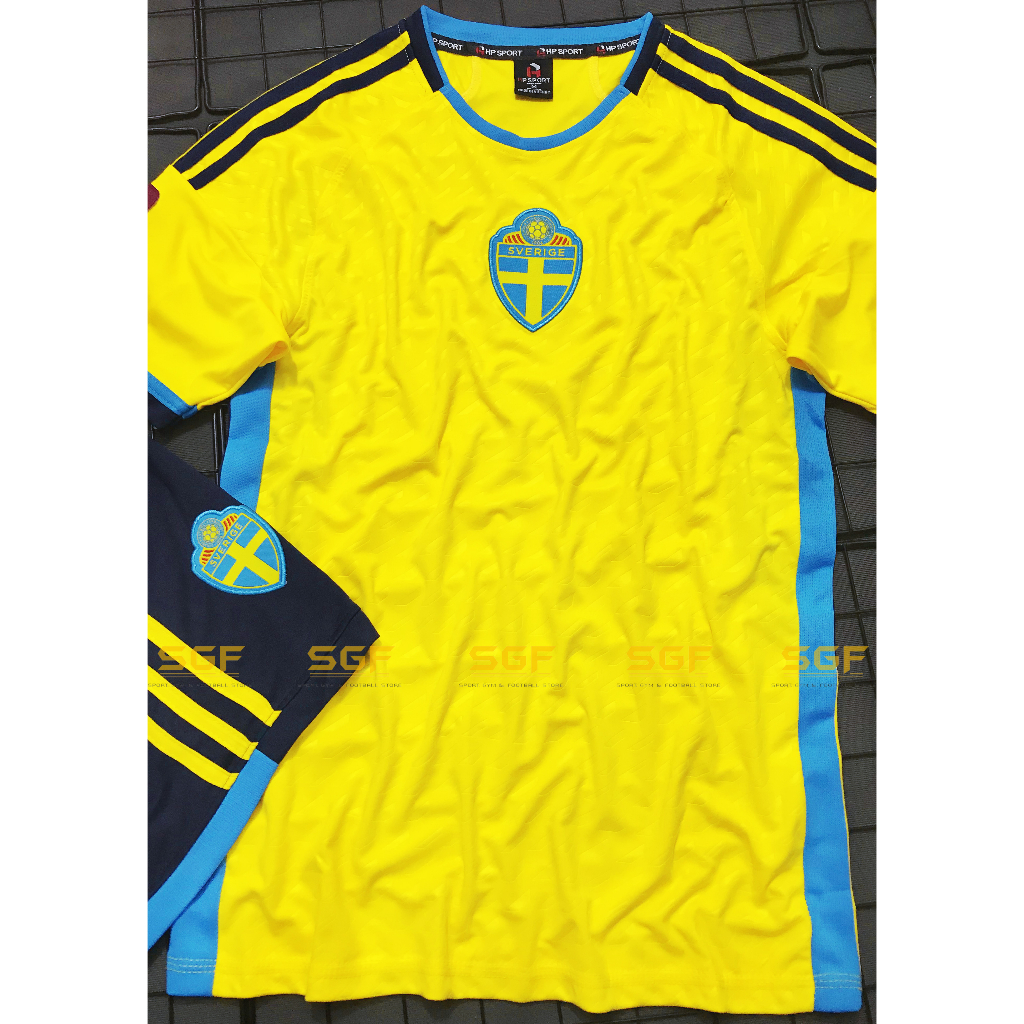 Đồ Bóng Đá THỤY ĐIÊN vàng sân nhà 2023