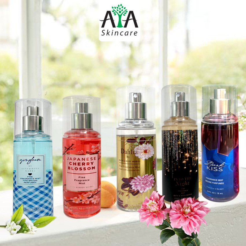Xịt thơm body mist and body works chai 75ml cực thơm dai- cực xinh xắn