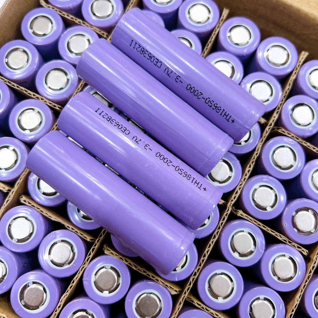Cell Pin 18650 3.7v 1000mAh 5C Xả 10A Mới 100% - Cell 18650 VOTO - Cell 1000mah/hình ảnh thực tế