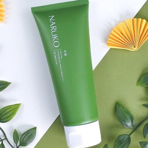 Tẩy tế bào chết Naruko Tea Tree Shine Control & Blemish Clear Peeling Gel tràm trà – 120ml