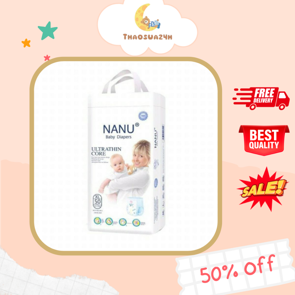 Bỉm nanu bịch 50 miếng - ảnh sản phẩm 1