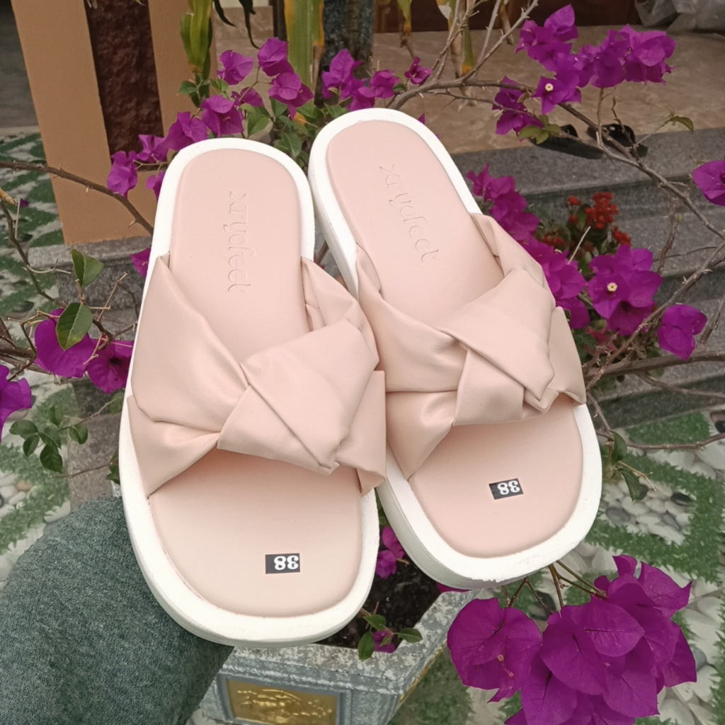 Dép nữ thắt nơ xinh thời trang mẫu cực hot