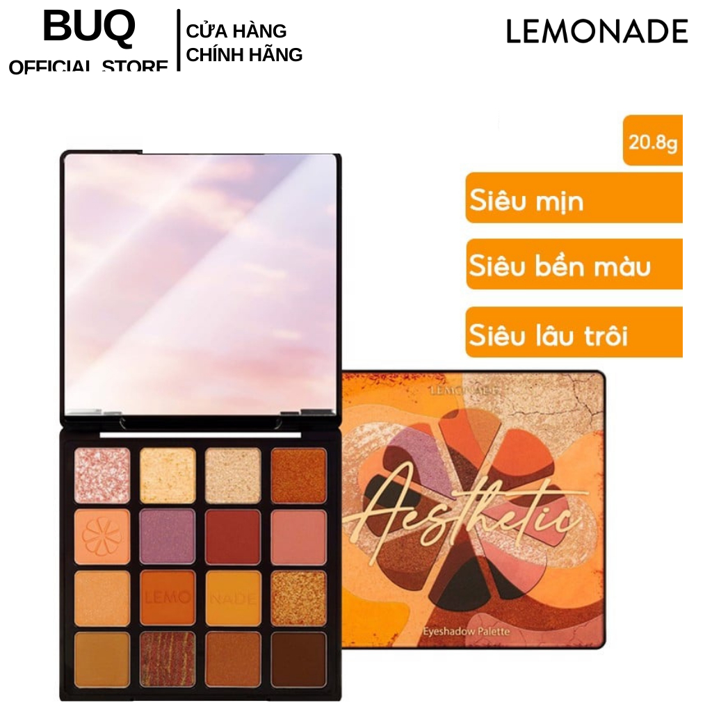 Bảng phấn mắt Lemonade Aesthetic Eyeshadow Palette 20.8g