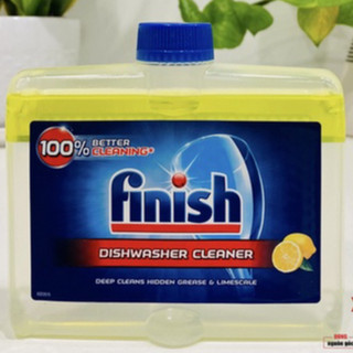 Dung dịch vệ sinh máy rửa bát Finish 250ml, Hương chanh