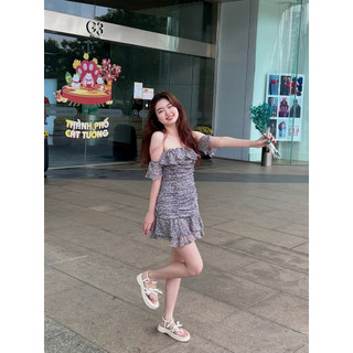 Đầm hoa Lucy quyến rũ Miều Est.2013