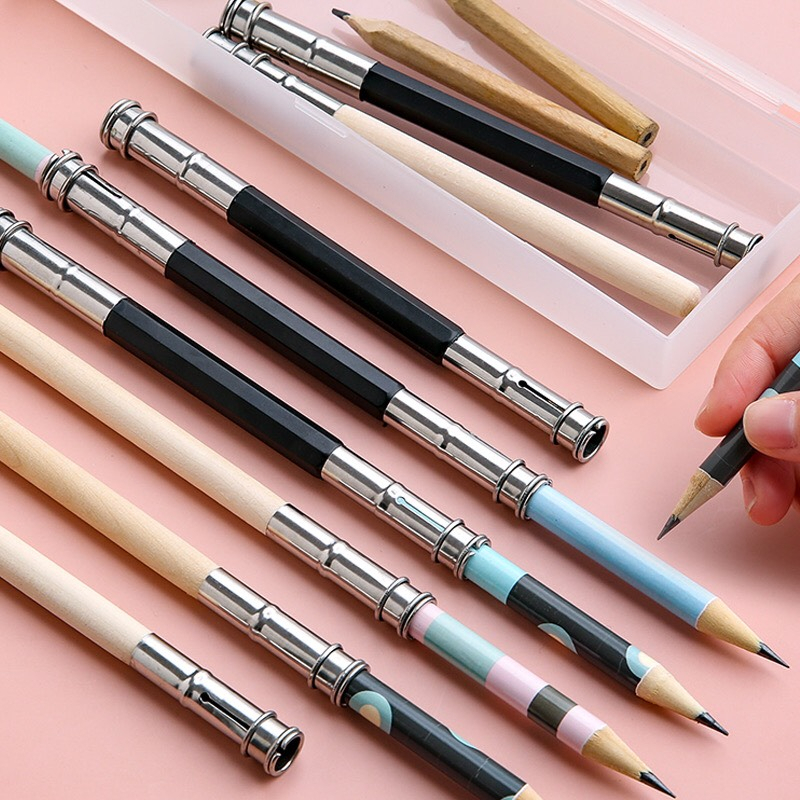 Cây nối chì 1 đầu/ 2 đầu, nối bút chì gỗ đường kính 8mm và 10mm