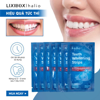 [HB Gift] Set 5 Miếng Dán Trắng Răng Halio Teeth Whitening Strip